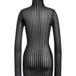 Miniabito in maglia lurex DA567 M01044D999 DONDUP 