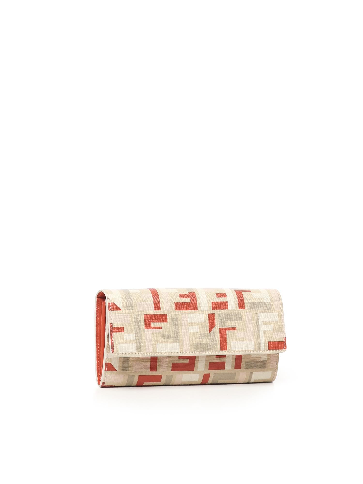 Portafoglio continental con catena FF<BR/> 8M0365 AV1YF1SY7 FENDI 