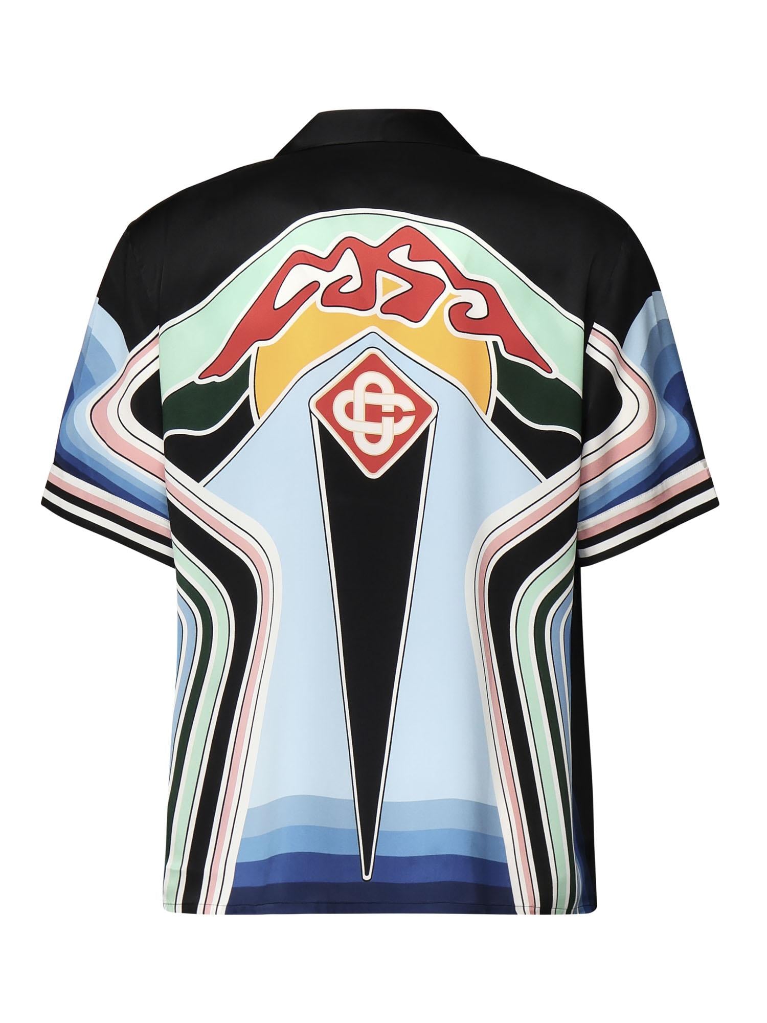 Camicia Graphic Mountain in seta MPF25SH00306  CASABLANCA 