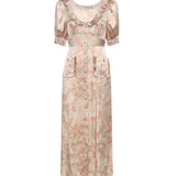 Abito midi in jacquard di seta stampata FABX4280F4680 1882 ALESSANDRA RICH 