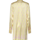 Camicia in seta con stampa nappine 80AAL635 NS850656 GENNY 