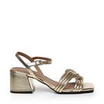Sandalo con nodo intrecciato A55212 PLATINO CARMENS 