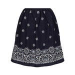 Gonna in popeline fiammato con stampa<BR/> MG2425 17X0F022X MIU MIU 