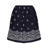 Gonna in popeline fiammato con stampa<BR/> MG2425 17X0F022X MIU MIU 
