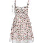 Abito corto in popeline stampa Roselline F60F9T HS5UBHA5XJ DOLCE & GABBANA 