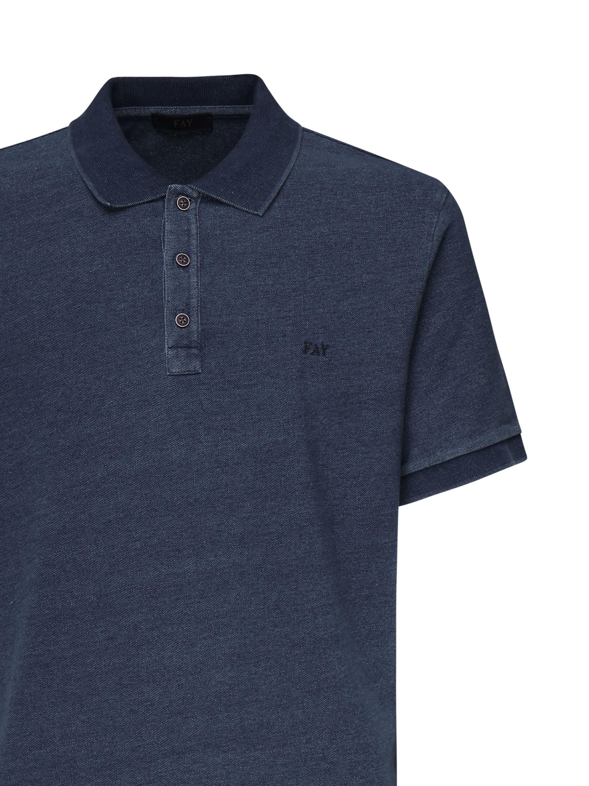 Polo in piquet NPMB250137LWZI U211 FAY 