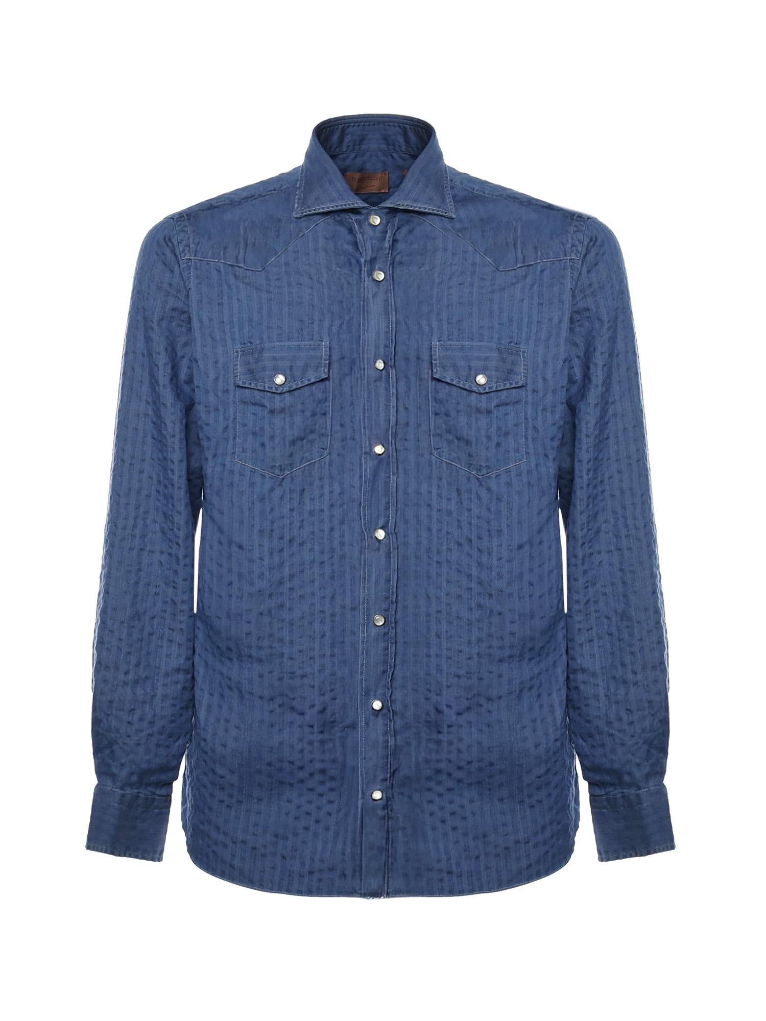 Camicia in denim 21064 SAMPLE BORRIELLO NAPOLI 