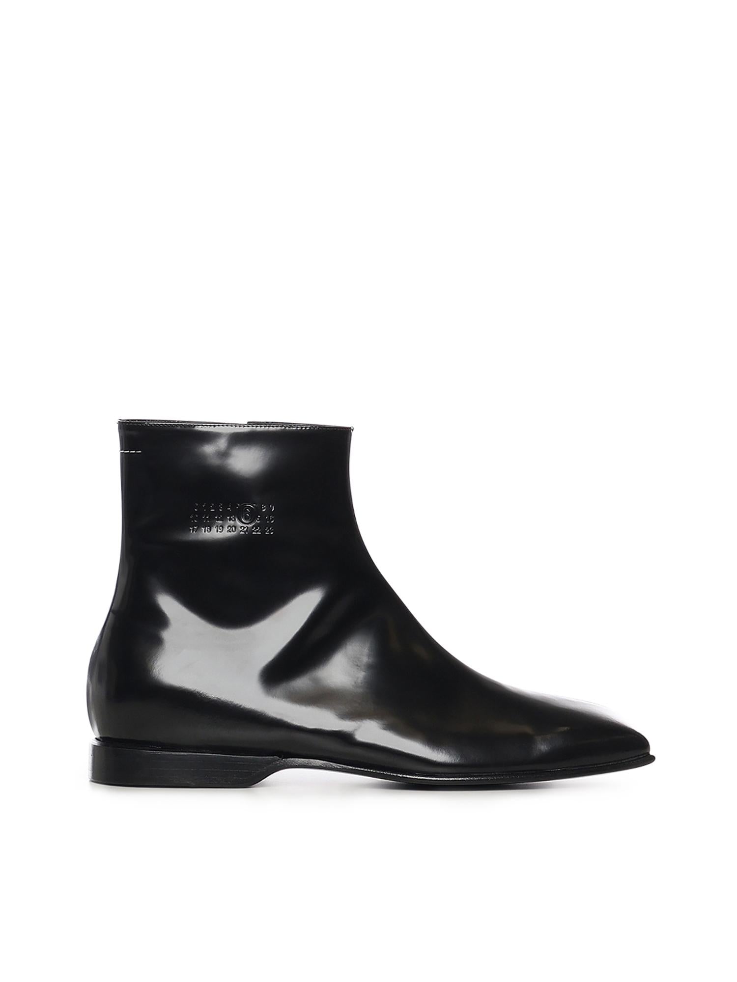 Stivaletti in pelle SH1WU0013 P7137T8013 MM6 Maison Margiela 