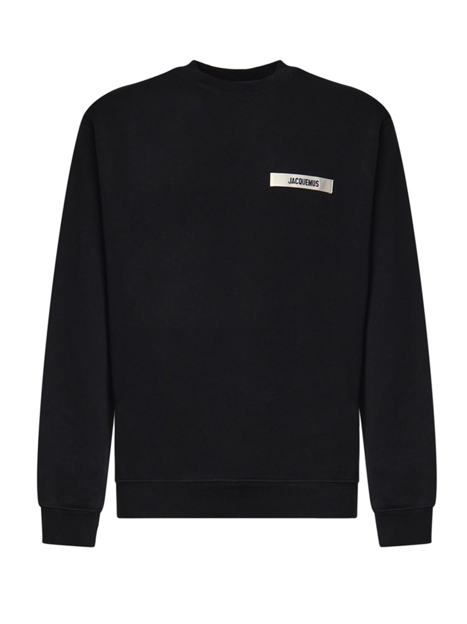 Felpa con logo in gros-grain SSM00206AJ00126 990 JACQUEMUS 