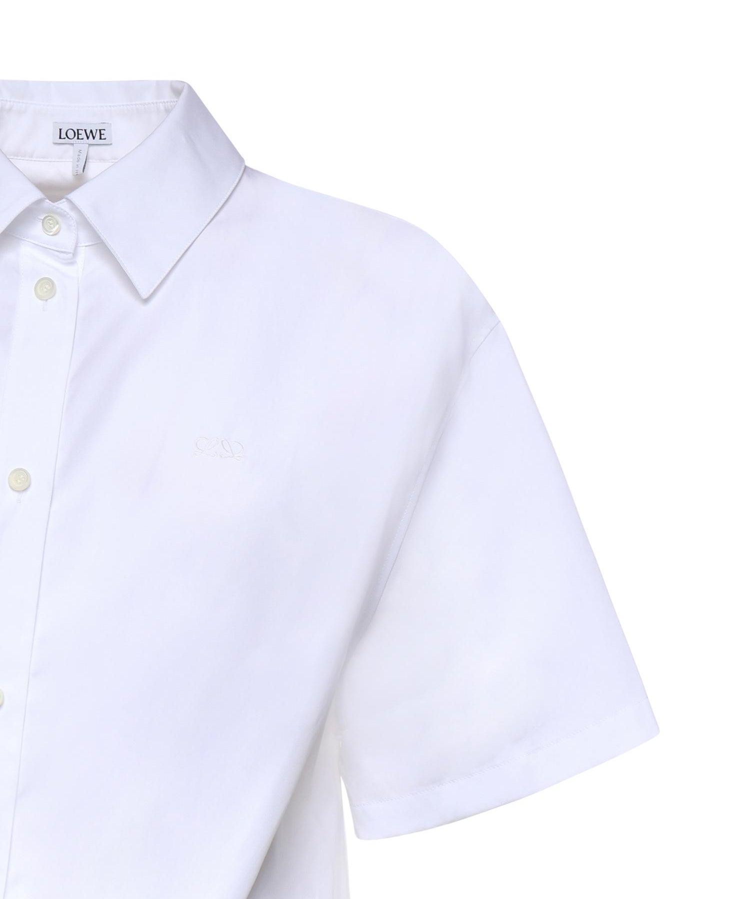 Camicia in cotone con logo S540Y05XD2 2100 LOEWE 