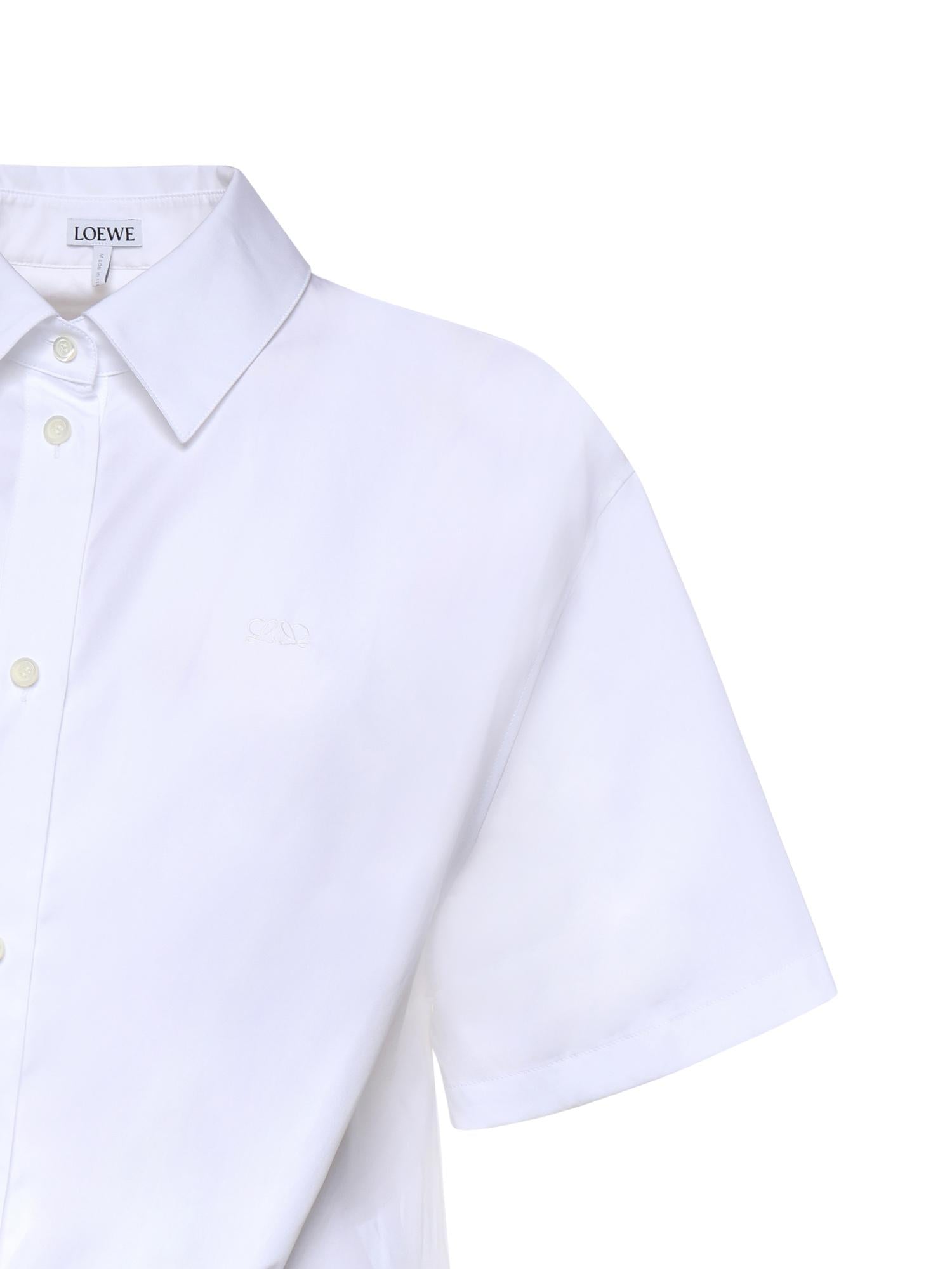 Camicia in cotone con logo S540Y05XD2 2100 LOEWE 