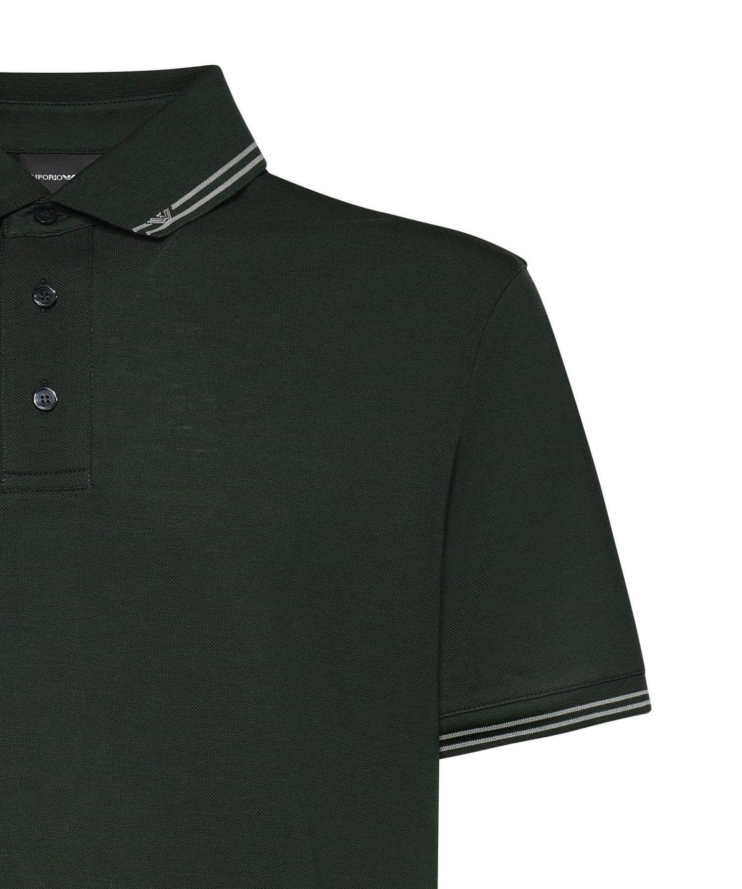 Polo in piquet di cotone EM005842 AF12955U7263 EMPORIO ARMANI 