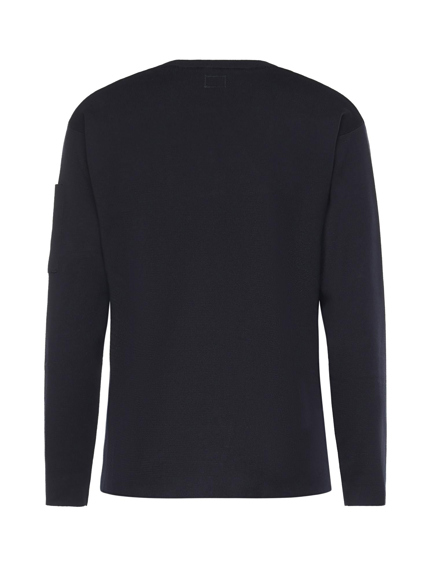Maglione in cotone con logo 20CMKN097A11 0560A888 C.P. COMPANY 