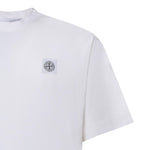 T-shirt con patch Compass in jersey di cotone L1S152100030 S0115V0001 STONE ISLAND 