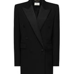 Giacca smoking in grain de poudre 828008 Y7E631000 SAINT LAURENT 
