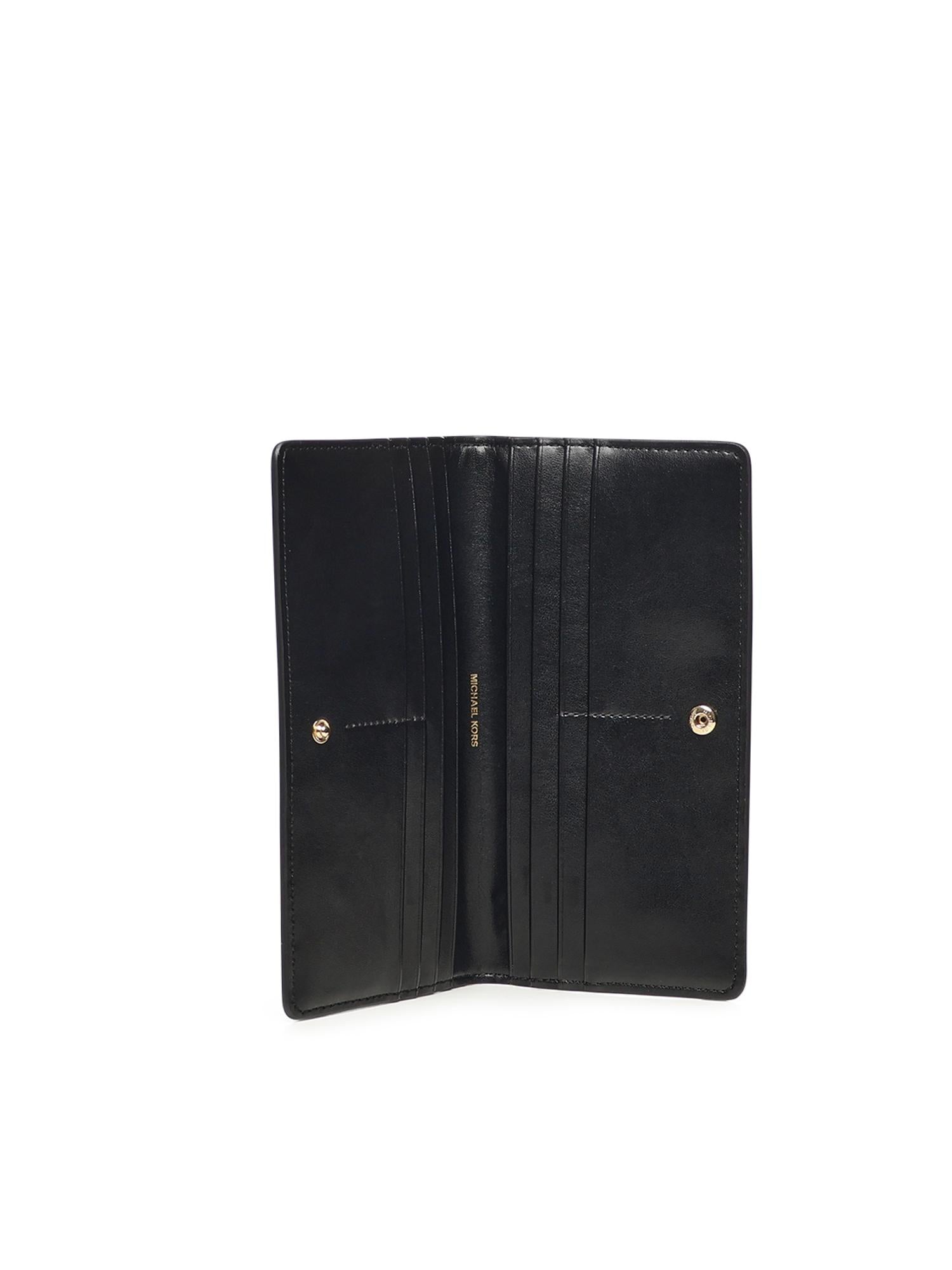 Portafoglio Bryant in pelle con logo 32S5GYTP3L 001 MICHAEL MICHAEL KORS 