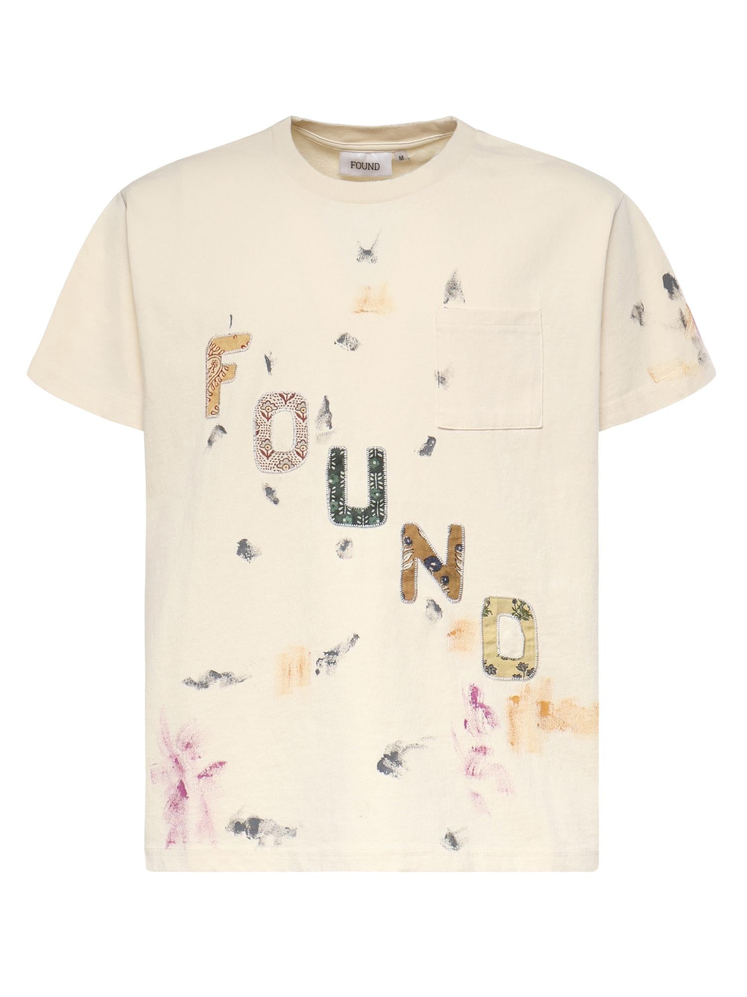 T-shirt Tapestry Logo Paint in cotone FOSS26TT16012 6368 FOUND 