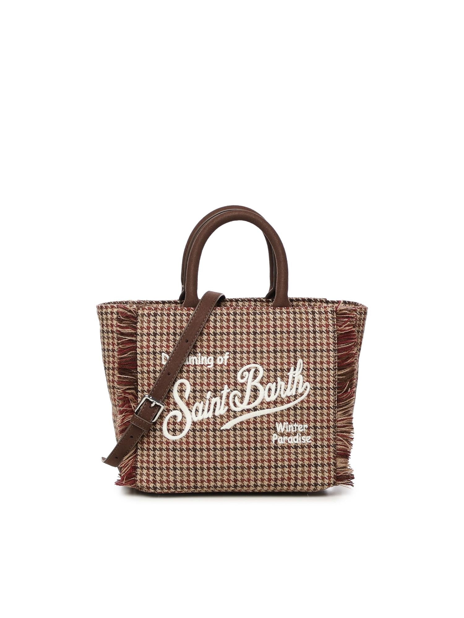 Mini bag Vanity wool con logo VAMI023 00282I MC2 SAINT BARTH 