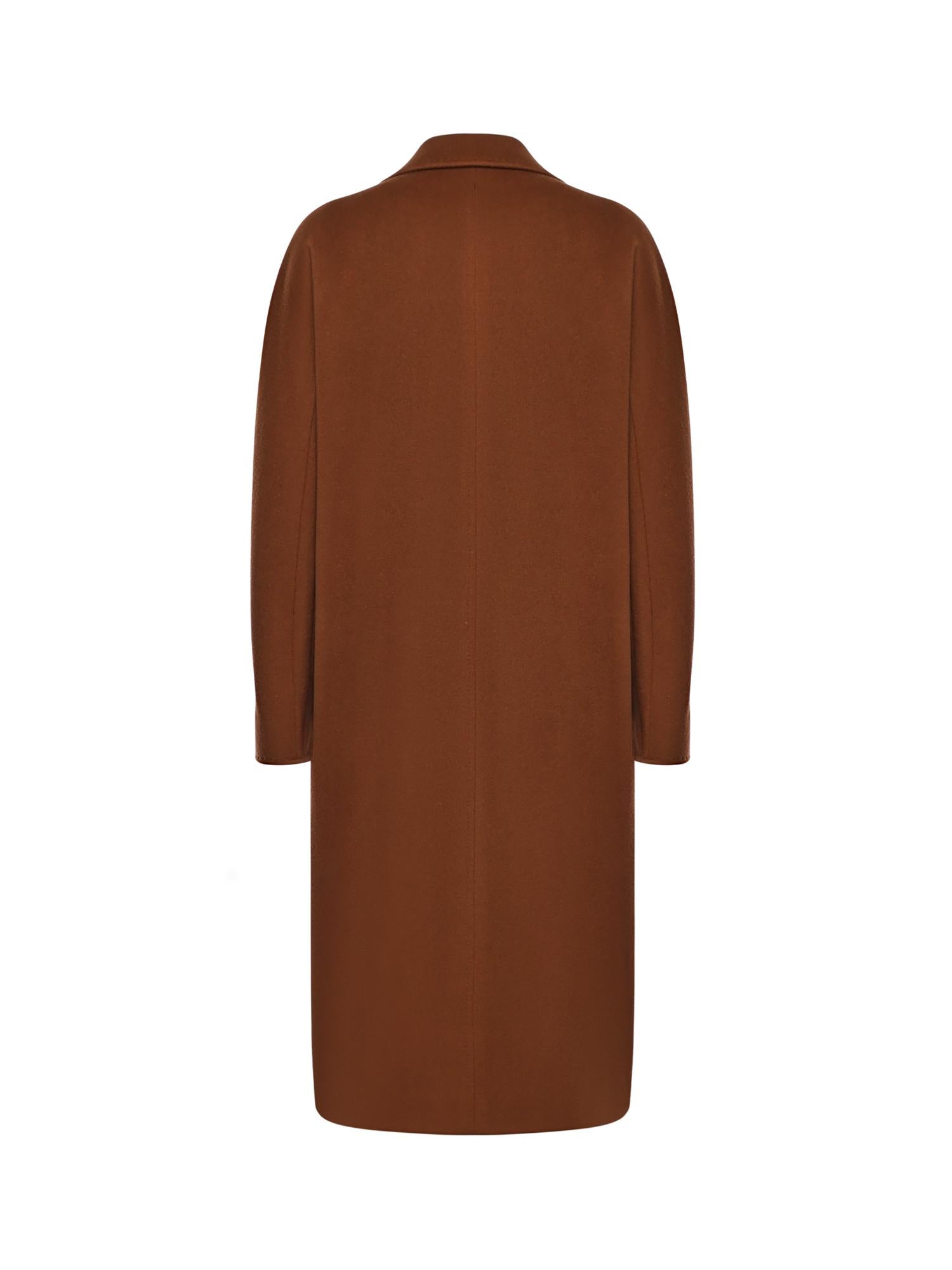 Cappotto double in lana e cashmere 26AL211 BRUCIATO ALISHEVA 