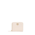 Portafoglio quadrato zip-around in pelle 100249 A0F1C50Q PINKO 