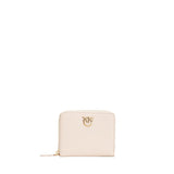 Portafoglio quadrato zip-around in pelle 100249 A0F1C50Q PINKO 