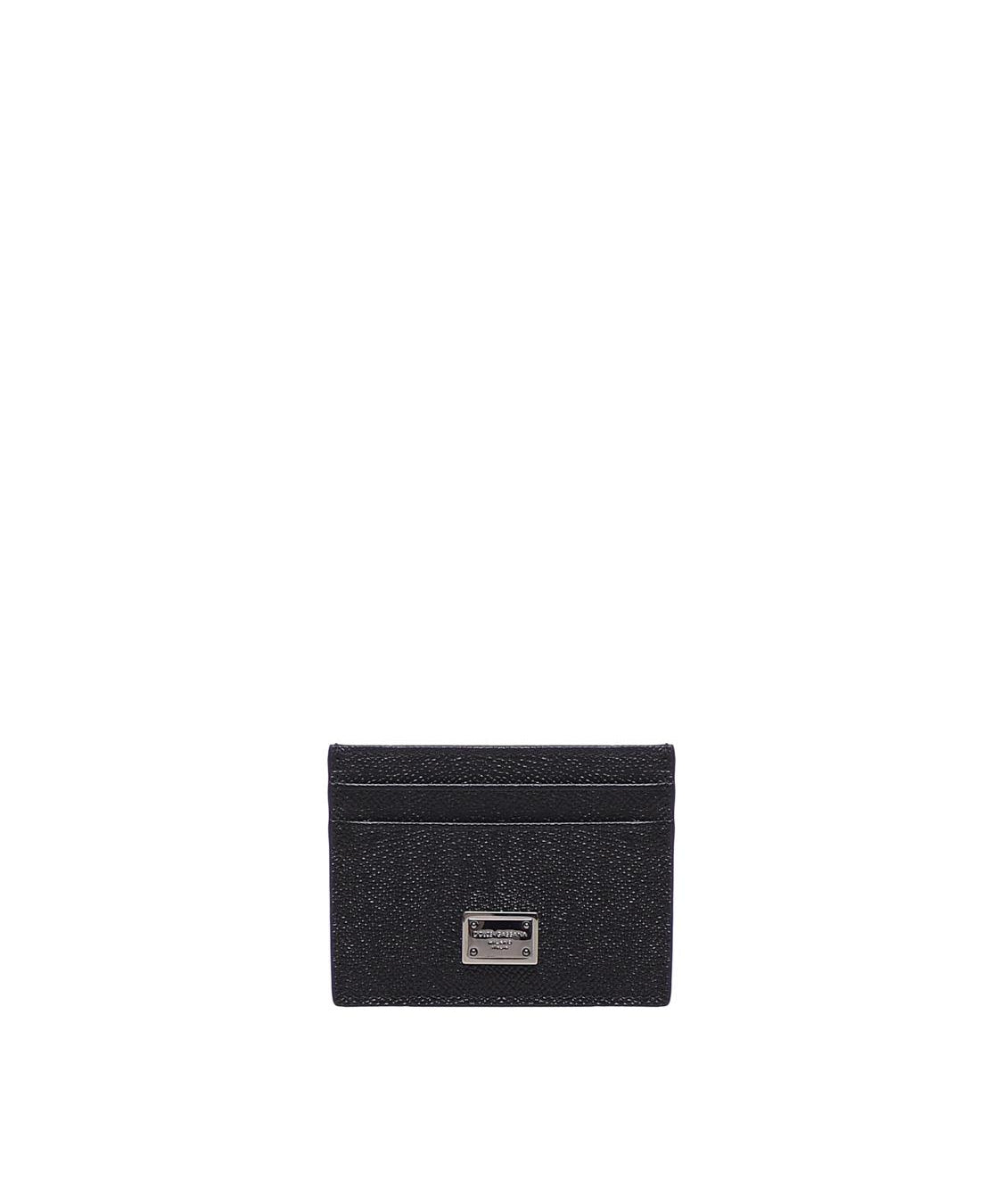 Portacarte in pelle con logo BP0330 AG21980999 DOLCE & GABBANA 