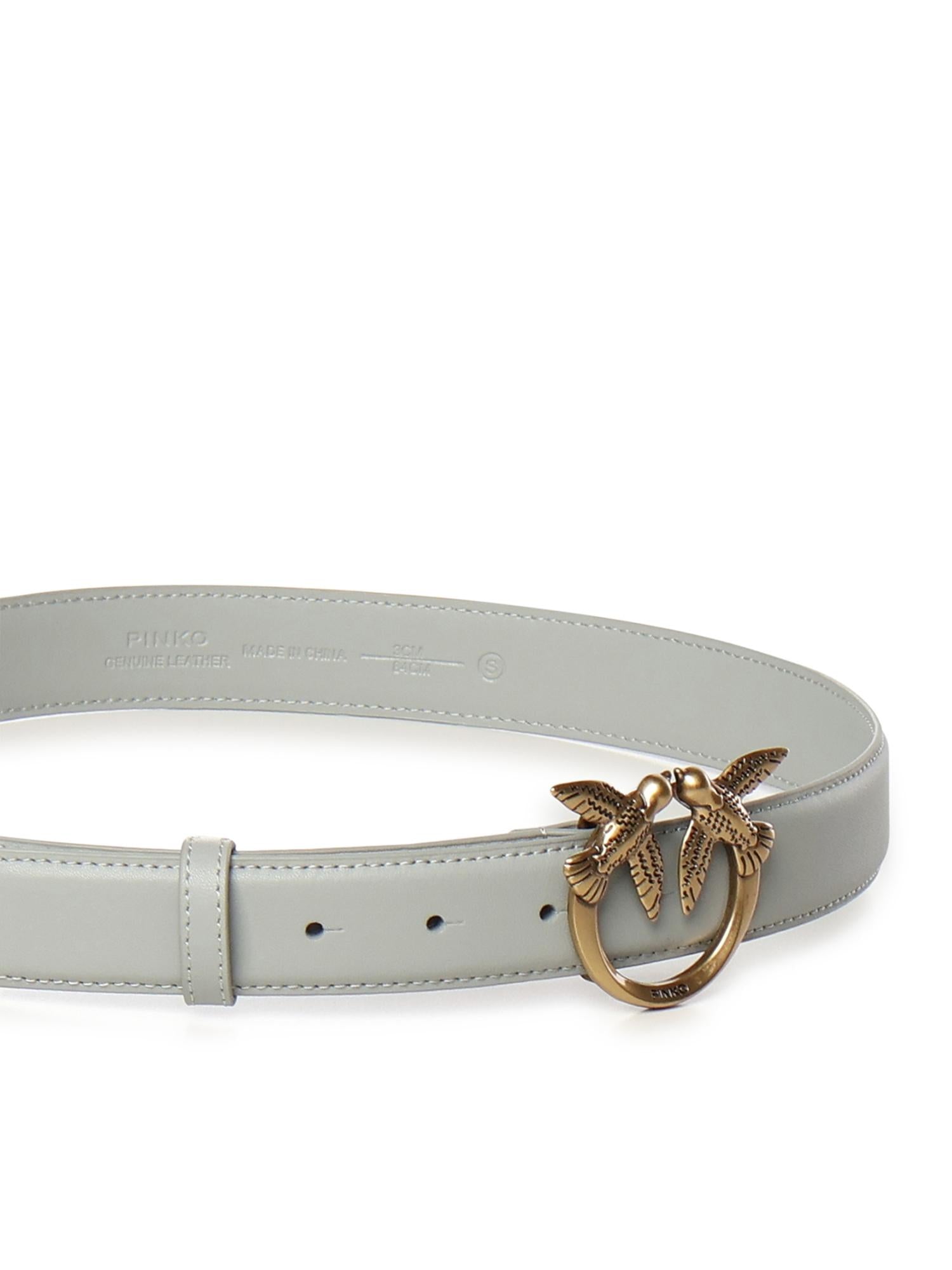 Cintura Love Birds in pelle 100125 A0F1K32Q PINKO 