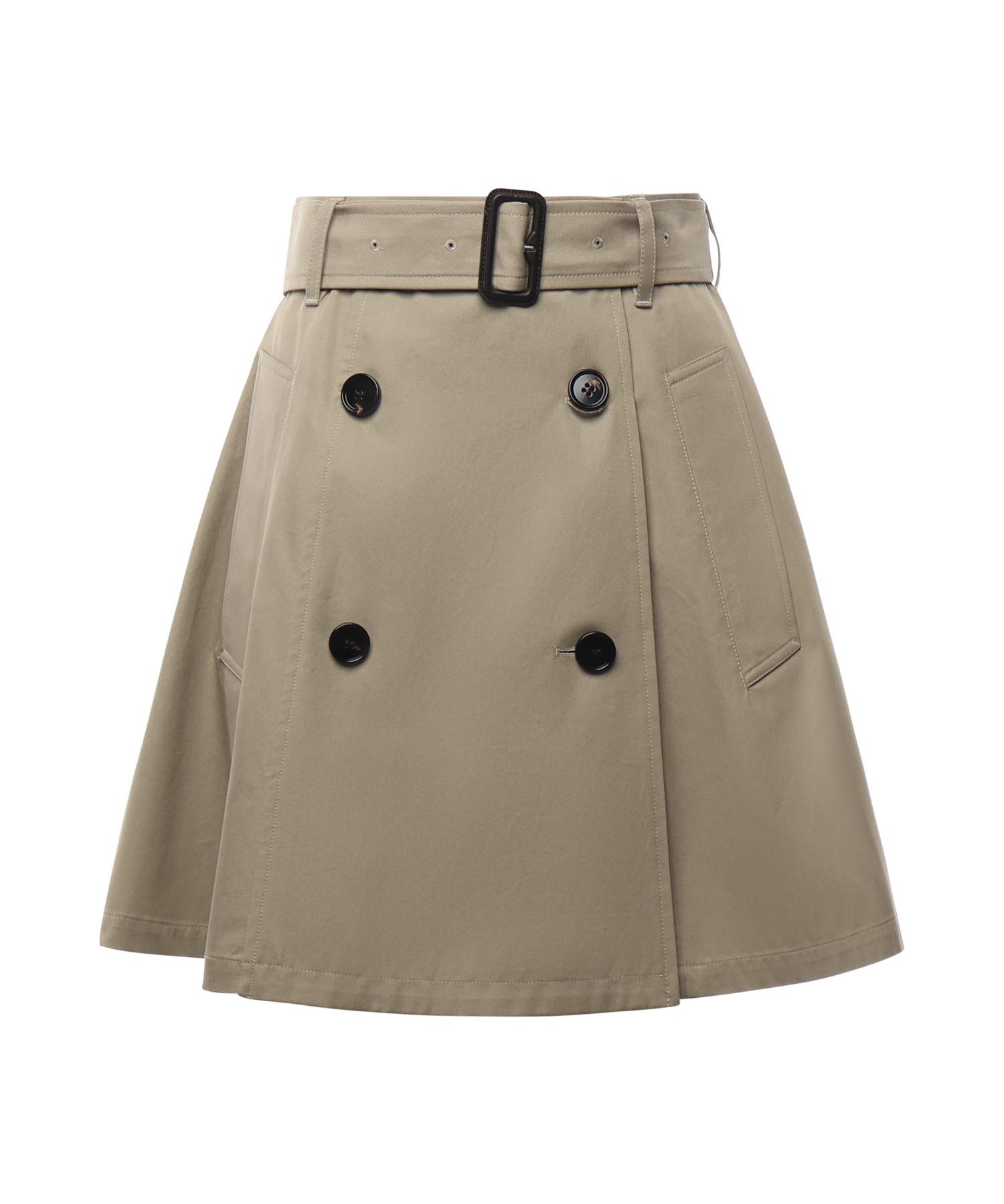 Minigonna trench in gabardine di cotone 8116006 C2247 BURBERRY 