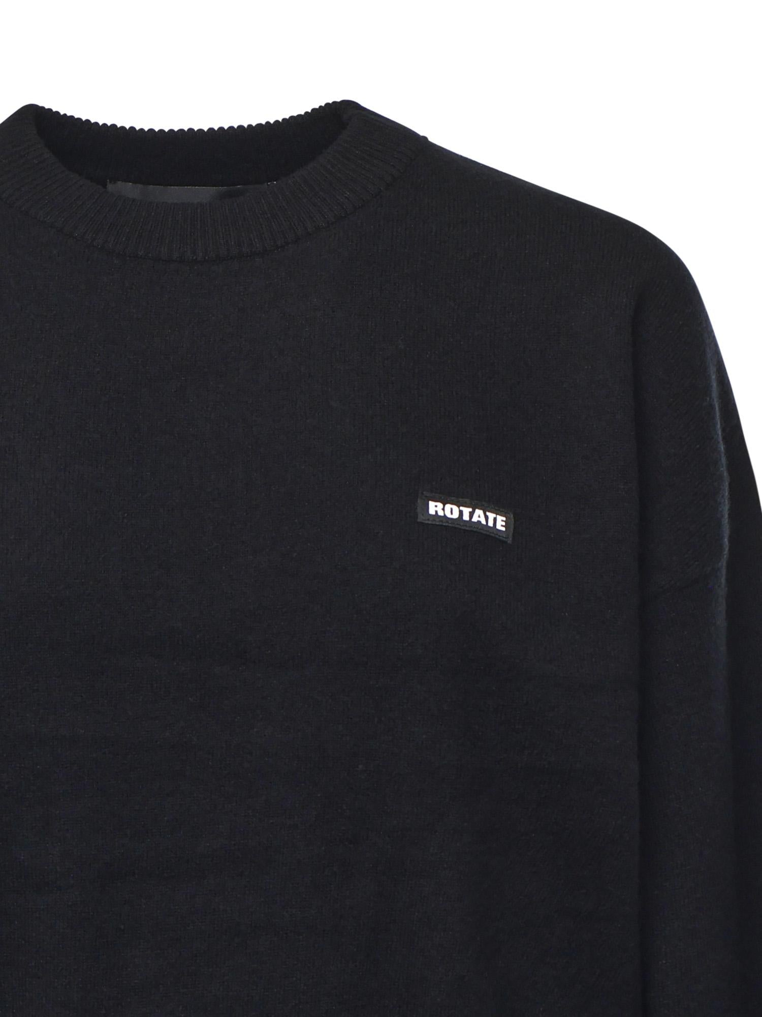 Maglione con logo lettering 114752 100 ROTATE 