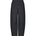 Jeans barrel in denim PF25827P BL SELF-PORTRAIT 