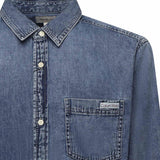 Camicia in denim di cotone LV040EM774 WHZ CALVIN KLEIN 