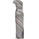 Abito lungo monospalla Wave DS26SG47 BR015BSMSNN MISSONI 