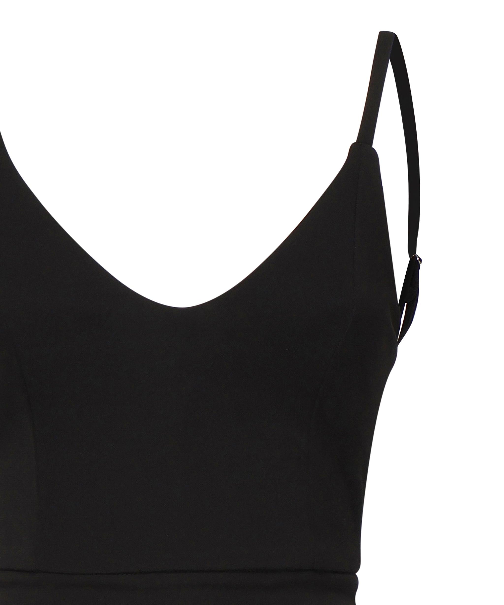 Abito lungo con schiena scoperta AUS5NINFEA BLACK ALBERTO AUDENINO 