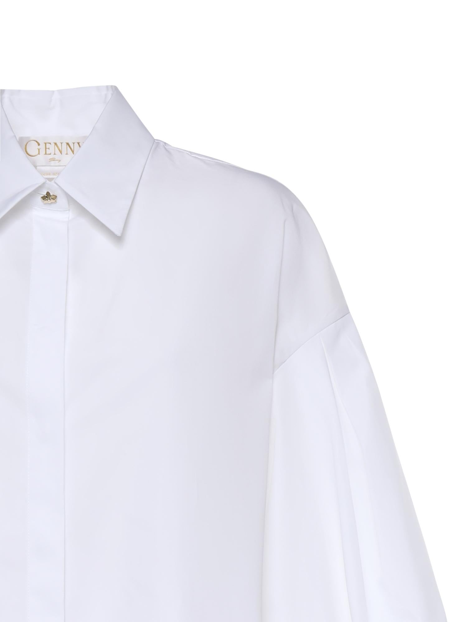 Camicia in popeline di cotone 80AAL648 N0718003 GENNY 