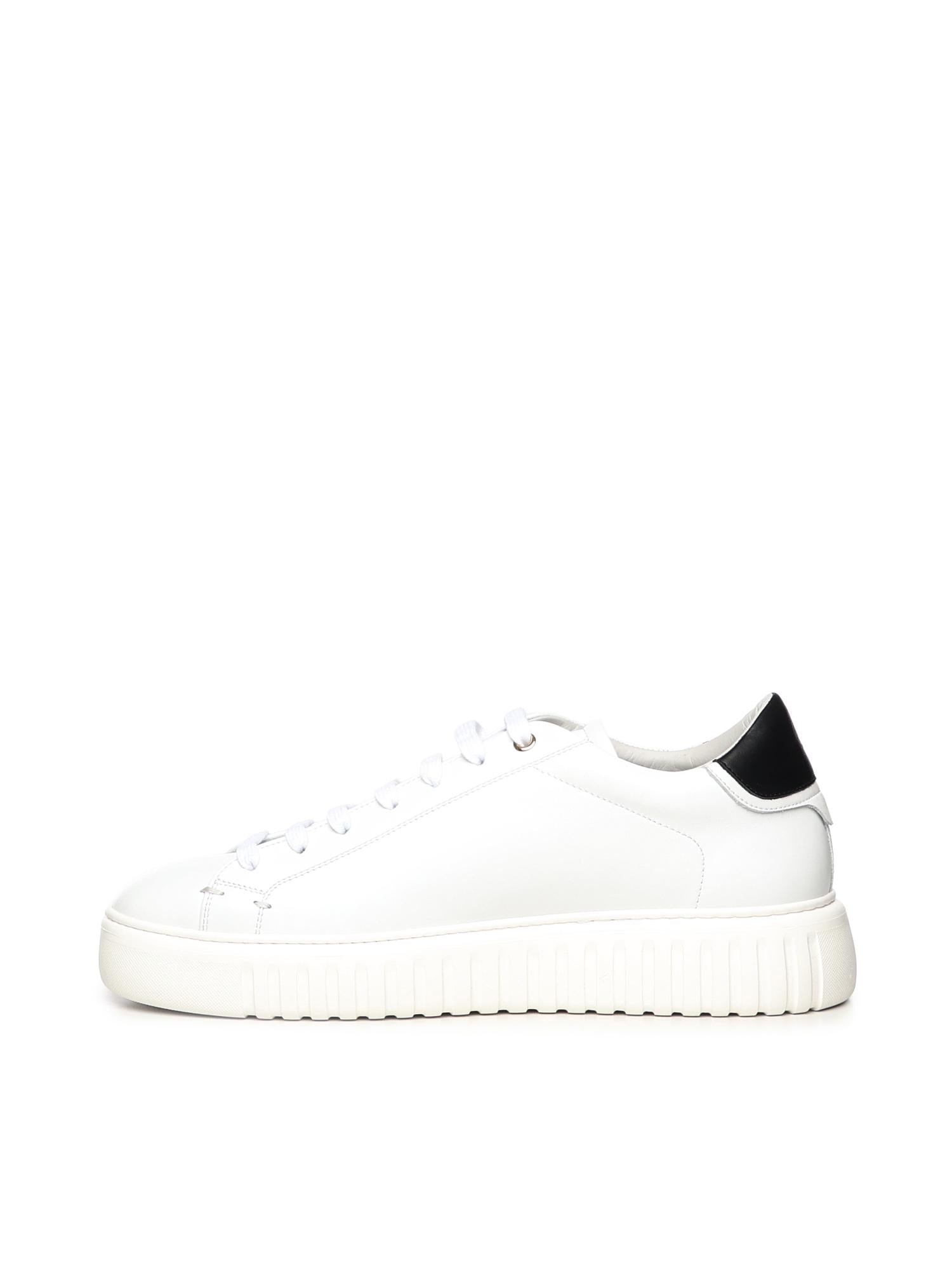 Sneakers Mars in pelle MARS NAPPAWHITE/BLACK GIULIANO GALIANO 