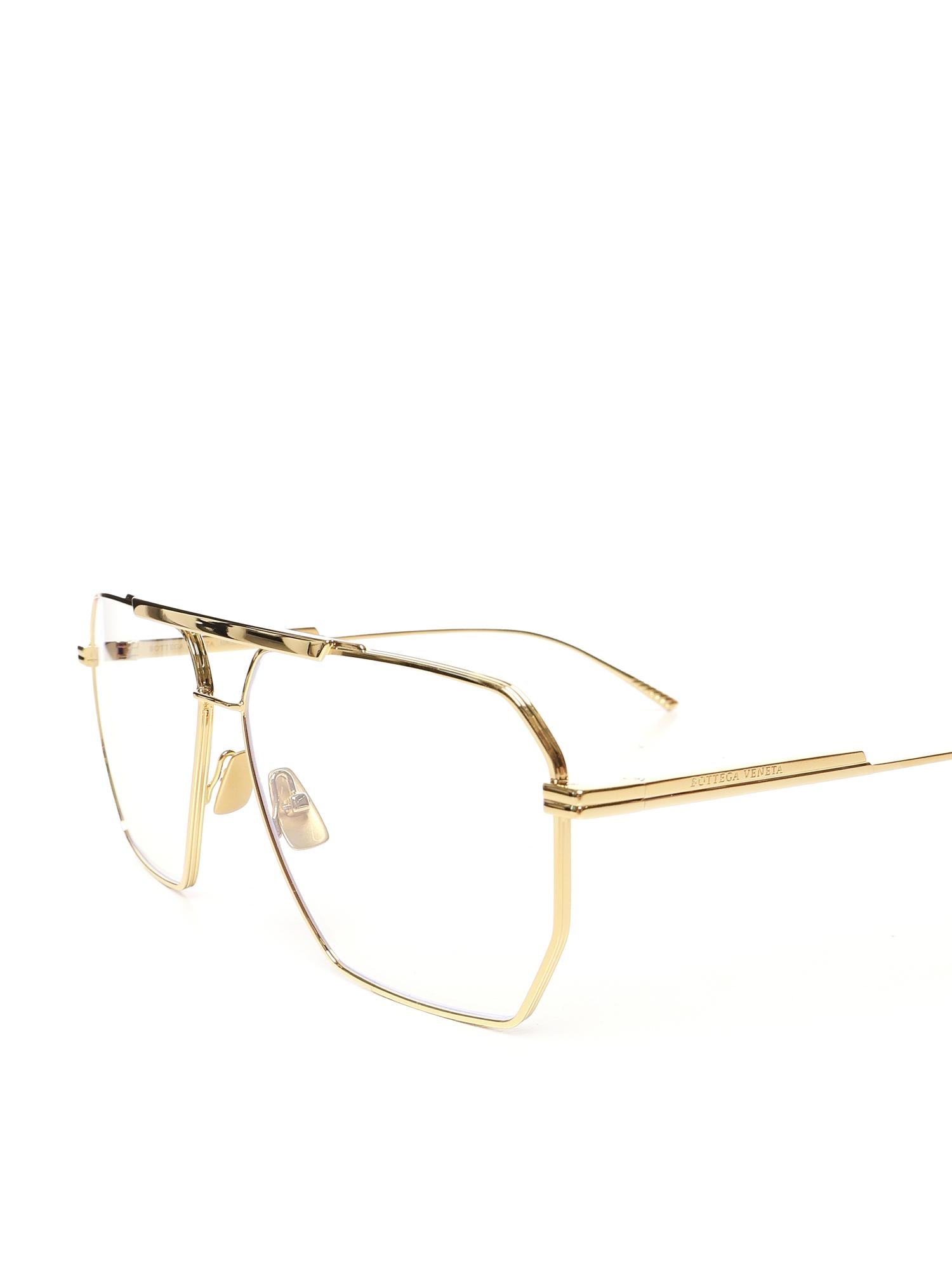 Occhiali da sole aviator classic<BR/> 590248 V44501419 BOTTEGA VENETA 