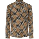 Camicia Check in lino 8123684 B9368 BURBERRY 