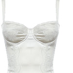 Body intimo a balconcino in seta con pizzo O9A05T ONO13W0001 DOLCE & GABBANA 
