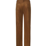 Pantaloni in pelle effetto velluto a coste 288726  MAGDA BUTRYM 