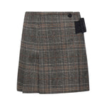 Minigonna consolata in check 106076 A2ZZPIP PINKO 