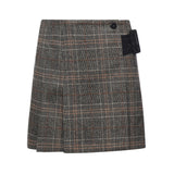 Minigonna consolata in check 106076 A2ZZPIP PINKO 