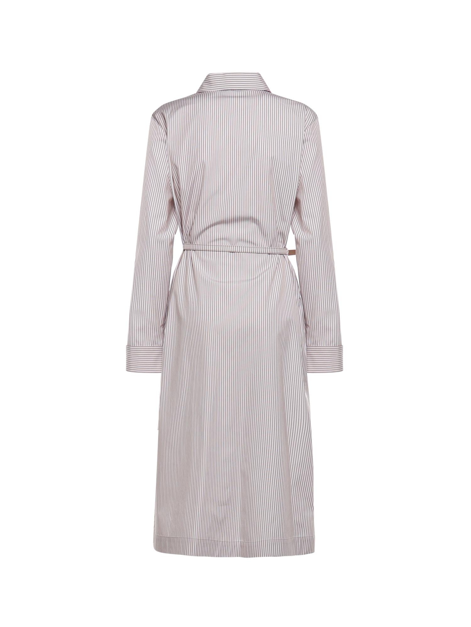 Abito midi chemisier a righe FDD515 AVJXF1UKB FENDI 