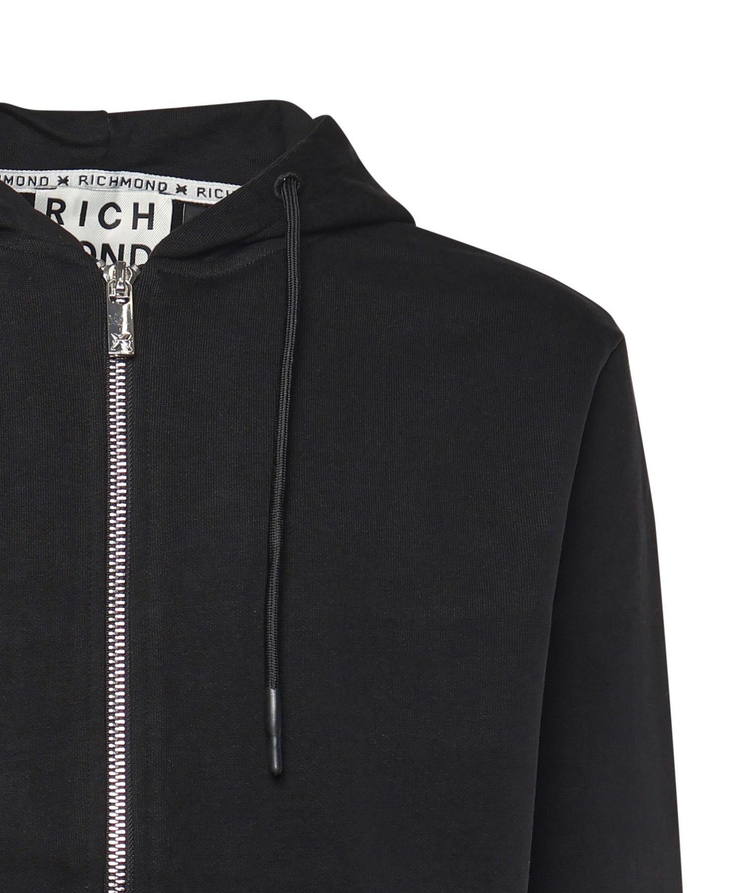 Felpa con zip e logo UMA25004FE ALLOY RICHMOND X 