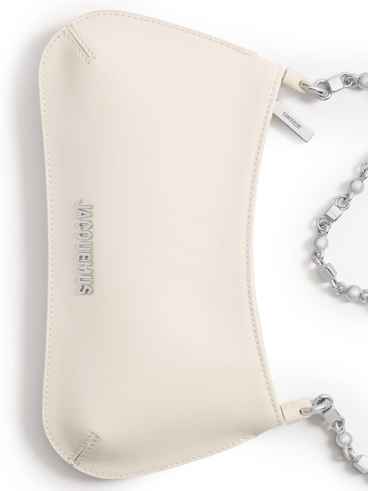 Borsa a spalla Bisou piccola in pelle BAW00404BC18A01 115 JACQUEMUS 