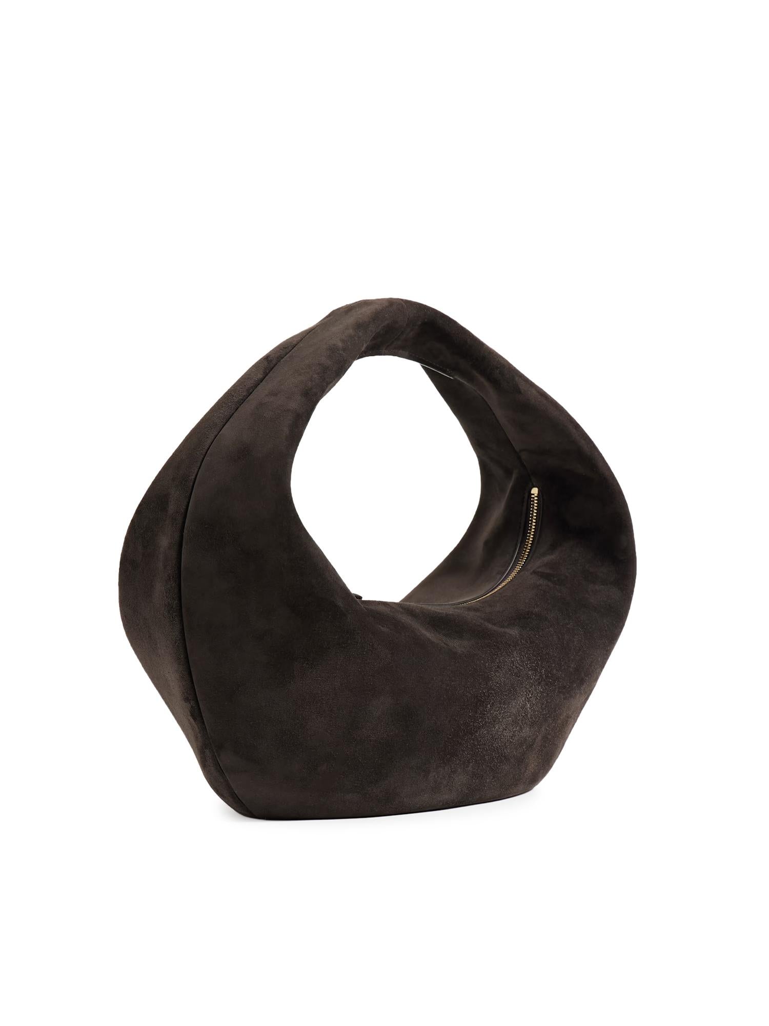 Borsa Olivia Medium in pelle scamosciata H6015 726950 KHAITE 