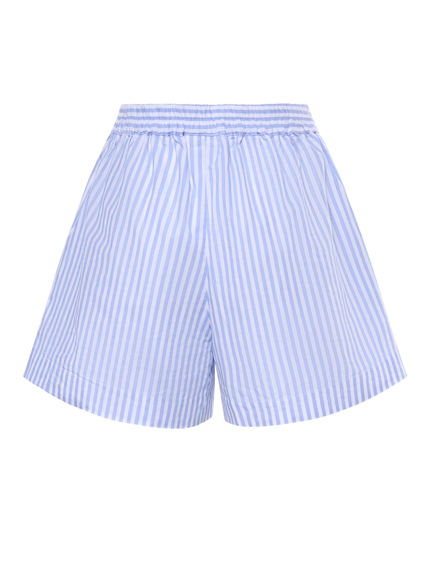 Short in cotone a righe AMN0001 01405L MC2 SAINT BARTH 