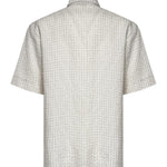 Camicia FF jacquard in lino con impunture FS0795 AU7NF0RQ0 FENDI 