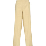Pantaloni con piega in lino stretch 104929 A0IMC23 PINKO 