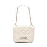 Borsa a spalla trapuntata con logo JC4000PP1LLA0 110 LOVE MOSCHINO 