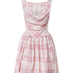 Miniabito Sunday in lana check<BR/> 1101039H W01JUO201 VIVIENNE WESTWOOD 